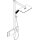HANSGROHE 24591140 Showerpipe Raindance Alive Q