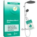 HANSGROHE 24593000 Showerpipe Raindance Alive S Puro