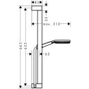 HANSGROHE 24600700 Brauseset Raindance Alive Select S