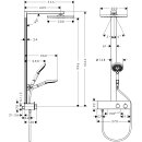 HANSGROHE 27362700 Showerpipe Raindance E 300 1jet