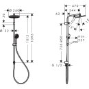 HANSGROHE 28074000 Activera S Showerpipe 240 1jet
