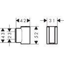 HANSGROHE 28885000 Brausehalter Porter Fine S