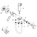 HANSGROHE 29232700 Bidette S WW Schl.1250mm/Port MW