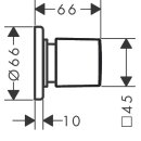 HANSGROHE 31677700 Absperrventil Unterputz Metris