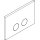 AXOR 42530310 Dr&uuml;ckerplatte Axor FlushPlate BRG