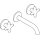 AXOR 48130800 3-Loch Waschtischarmatur AXOR One