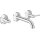 AXOR 48150000 3-Loch Waschtischarmatur AXOR One