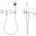AXOR 48444800 3-Loch Wannenarmatur AXOR One