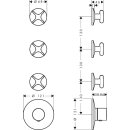 AXOR 48713300 Thermostatmodul Unterputz AXOR One