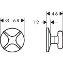AXOR 48771000 Absperrventil Unterputz AXOR One