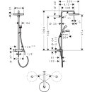 AXOR 48795000 Showerpipe AXOR One mit