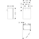 HANSGROHE 54245550 Waschtischunterschrank Xilesa E