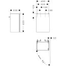 HANSGROHE 54246550 Waschtischunterschrank Xilesa E
