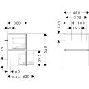 HANSGROHE 54248760 Waschtischunterschrank Xilesa E