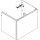 HANSGROHE 54255700 Waschtischunterschrank Xilesa E