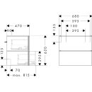 HANSGROHE 54258550 Waschtischunterschrank Xilesa E