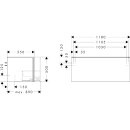 HANSGROHE 54267780 Waschtischunterschrank Xilesa E