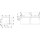 HANSGROHE 54268780 Waschtischunterschrank Xilesa E
