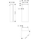 HANSGROHE 54281700 Xilesa E HHS 400x200 T.A: links MW