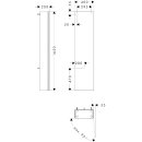 HANSGROHE 54286700 Xilesa E HS 400x200 T.A: rechts MW