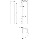 HANSGROHE 54287700 Xilesa E HS 400x350 T.A: links MW