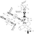 HANSGROHE 74420000 Wannenmischer Aufputz Zesis S