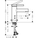 HANSGROHE 74721000 WTM 100 Zesis S CoolStart
