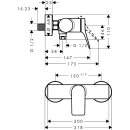 HANSGROHE 75623700 Mitigeur douche mural Original