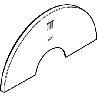 AXOR Blende rund Th.Sel.bedr. 40Grad+KB