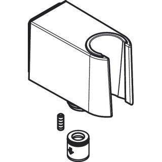 HANSGROHE 94695000 HB-Halter FixFit Porter chrom