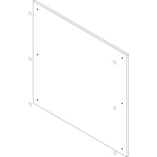 HANSGROHE 96206550 Xilesa Aufdoppelseite 550