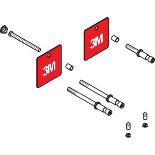 HANSGROHE 97923000 Abdeckungen und Befestigungsteile