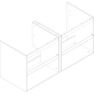 HANSGROHE 98043000 Xilesa Korpus 1375x470 2AZ