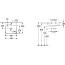 Villeroy &amp; Boch 436444R7 HWB Finion 436444 430x390mm...