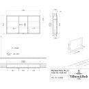 Villeroy &amp; Boch A48214AF Einbau-Spiegelschrank My...