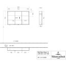 Villeroy &amp; Boch B48112RH Aufputz-Spiegelschrank My View+