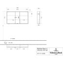 Villeroy &amp; Boch B48113AH Aufputz-Spiegelschrank My View+