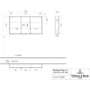 Villeroy &amp; Boch B48114AH Aufputz-Spiegelschrank My View+