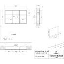 Villeroy &amp; Boch B48212AF Einbau-Spiegelschrank My...