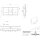Villeroy &amp; Boch B48214RH Einbau-Spiegelschrank My View+ B48214