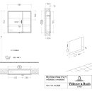 Villeroy &amp; Boch B48280RH Einbau-Spiegelschrank My...
