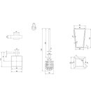 Villeroy &amp; Boch TVA152017000K5 Toilettenb&uuml;rstengarnitur Elements -
