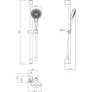 Villeroy &amp; Boch TVS10900700061 Duschgarnitur m drei...