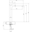 Villeroy &amp; Boch TVW10700600061 Einhebel-WT-Armatur erh&ouml;ht Liberty