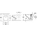 Villeroy &amp; Boch 5688R001 T-WC sprd-los O.novo 360x490x350mm ov