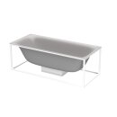 BETTE 3451-008 Badewannen Rechteck Lux Shape Flanell