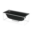 BETTE 3451-035 Badewannen Rechteck Lux Shape Ebony