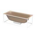 BETTE 3451-425 Badewannen Rechteck Lux Shape Greige
