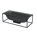 BETTE 3452-400 Badewannen Rechteck Lux Shape Raven