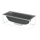 BETTE 3452-403 Badewannen Rechteck Lux Shape Smoke
